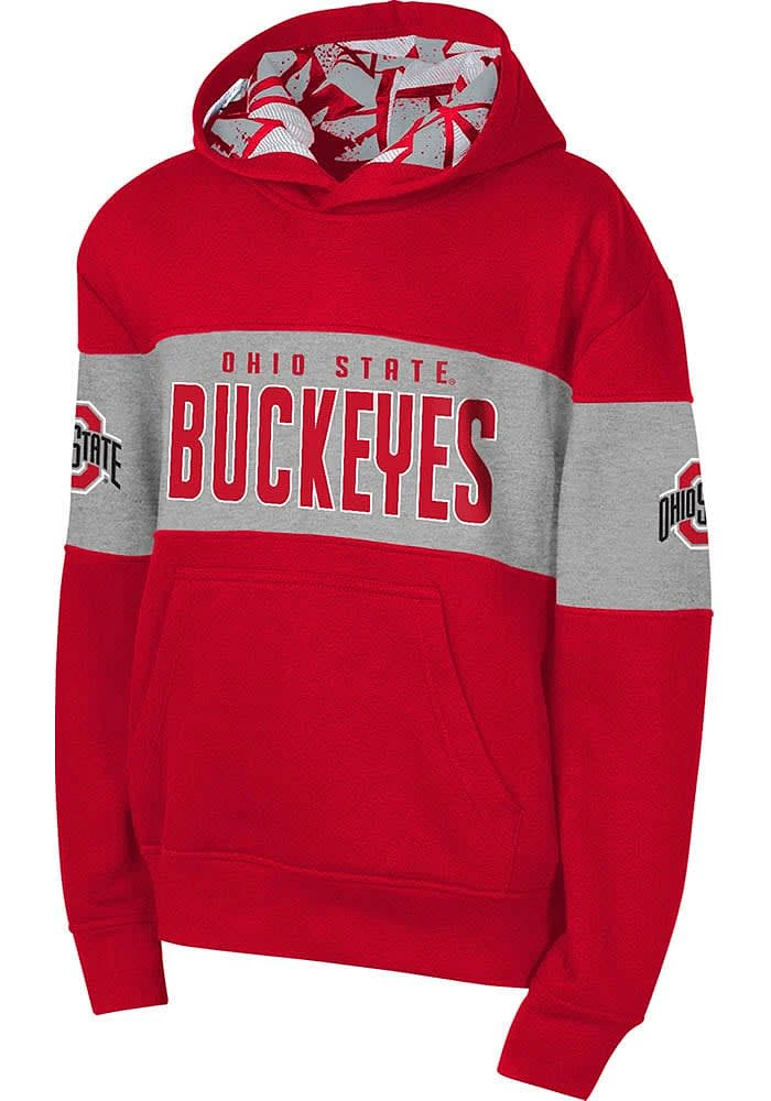 Ohio State Buckeyes Youth Red Zone Long Sleeve Hoodie