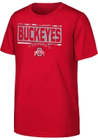 Ohio State Buckeyes Youth Red Camo Football Short Sleeve T-Shirt