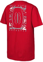 Ohio State Buckeyes Youth Red Camo Football Short Sleeve T-Shirt