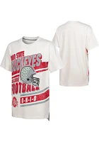 Ohio State Buckeyes Youth Oatmeal Lets Get Loud Fball Short Sleeve T-Shirt