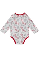 Ohio State Buckeyes Infant Red Little Champ LS and Hat Set Top Bottom