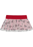 Ohio State Buckeyes Infant Girls Red Love My Team Set Top and Bottom