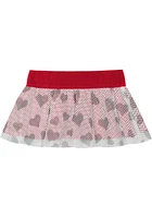 Ohio State Buckeyes Infant Girls Red Love My Team Set Top and Bottom