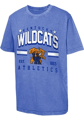 Kentucky Wildcats Boys Blue Sure Shot Vintage Short Sleeve T-Shirt