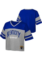 Kentucky Wildcats Girls Blue Play Maker Short Sleeve Fashion T-Shirt