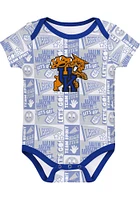 Kentucky Wildcats Baby Blue Sunday Commics 3PK SS One Piece