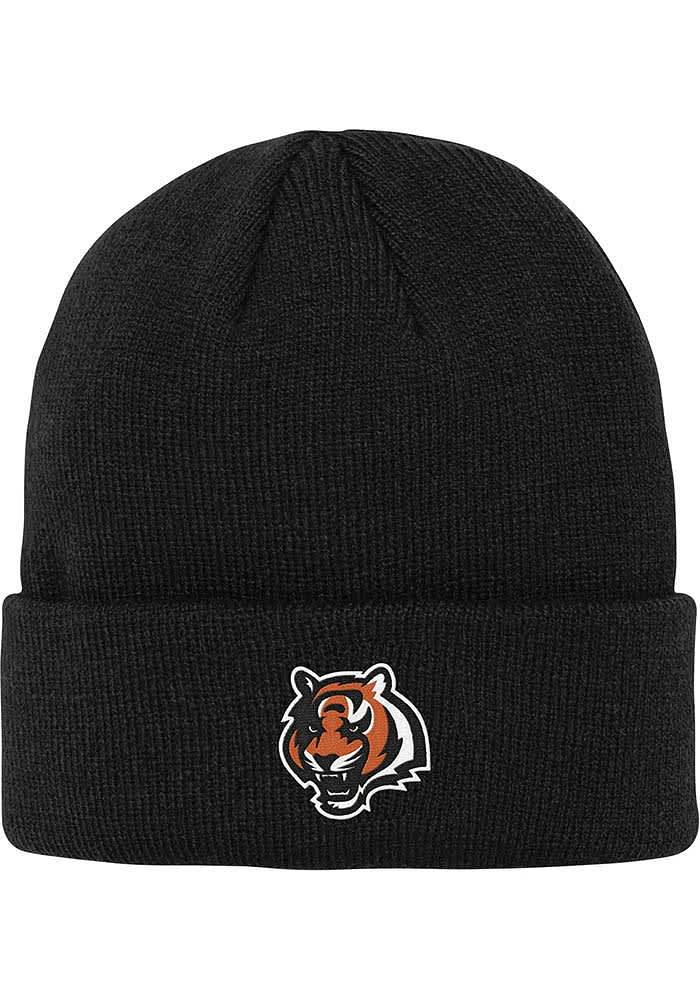 Cincinnati Bengals Black Basic Cuff Youth Knit Hat