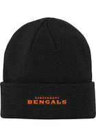 Cincinnati Bengals Black Basic Cuff Youth Knit Hat