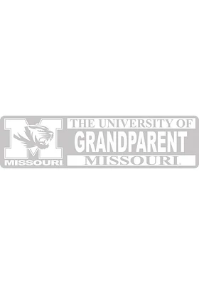 Missouri Tigers 3x10 Full Name Grandparent Auto Decal - White
