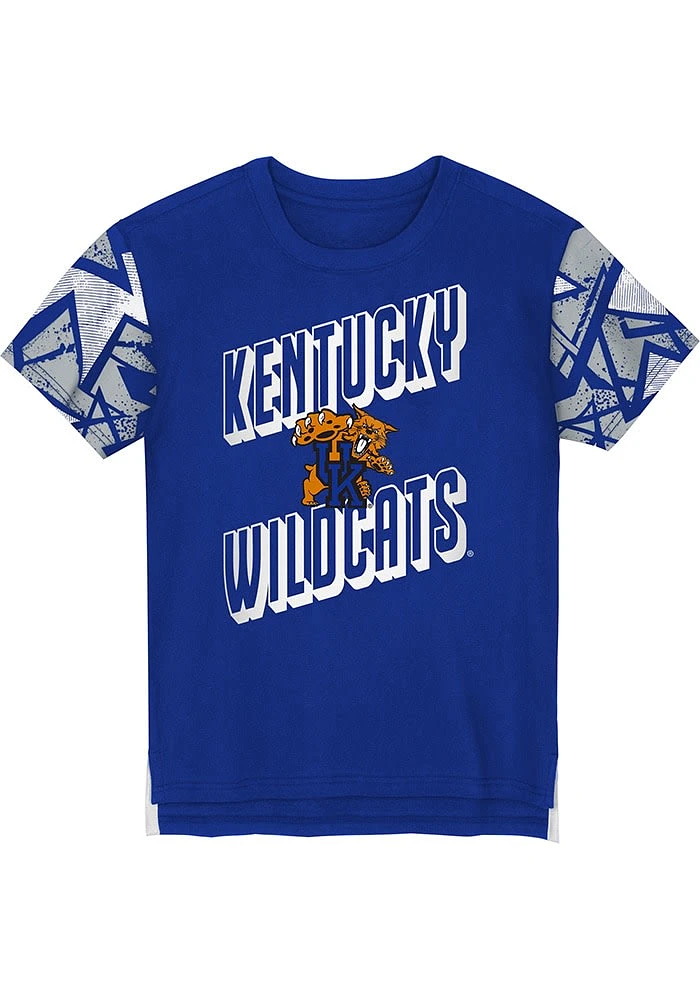 Kentucky Wildcats Boys Blue Game Changer Short Sleeve Fashion Tee