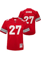 Eddie George Ohio State Buckeyes Youth Red Mitchell and Ness Replica Football Jersey