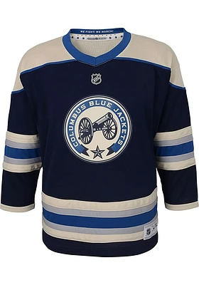 Columbus Boys Blue Replica Third Hockey Jersey