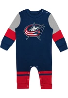 Columbus Blue Jackets Baby Fierce Goalie Long Sleeve One Piece