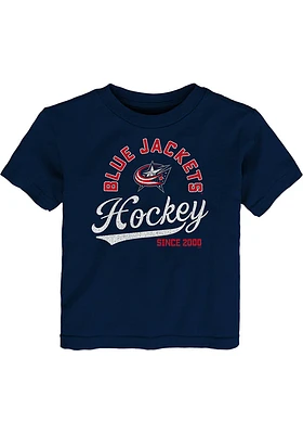 Columbus Blue Jackets Toddler Navy Take The Lead Short Sleeve T-Shirt