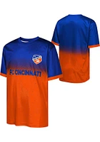 FC Cincinnati Youth Orange Stalwart Defender Short Sleeve T-Shirt