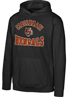 Cincinnati Bengals Youth Black Home Town Long Sleeve Hoodie