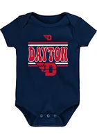 Dayton Flyers Baby Red Sunday Commics 3PK SS Design One Piece