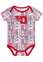 Dayton Flyers Baby Red Sunday Commics 3PK SS One Piece