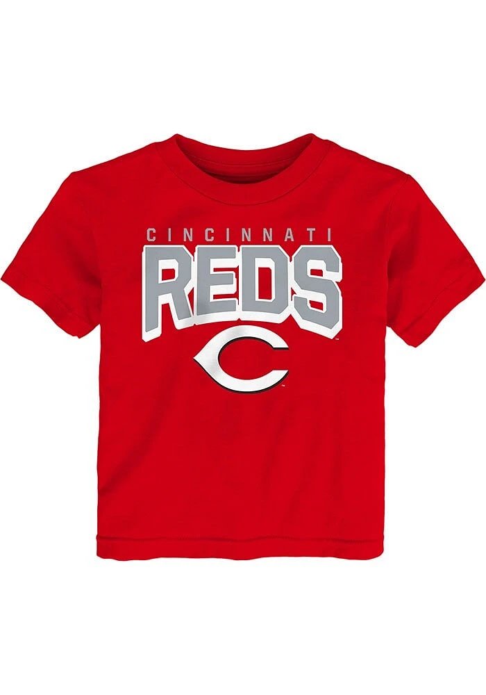 Cincinnati Reds Toddler Red On The Block Short Sleeve T-Shirt