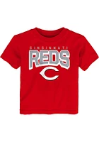 Cincinnati Reds Toddler Red On The Block Short Sleeve T-Shirt