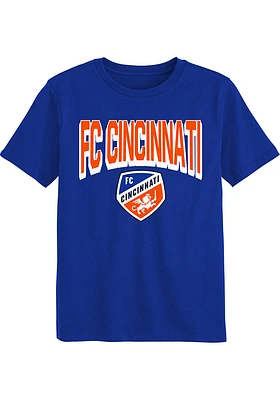 FC Cincinnati Boys Blue On The Block Short Sleeve T-Shirt