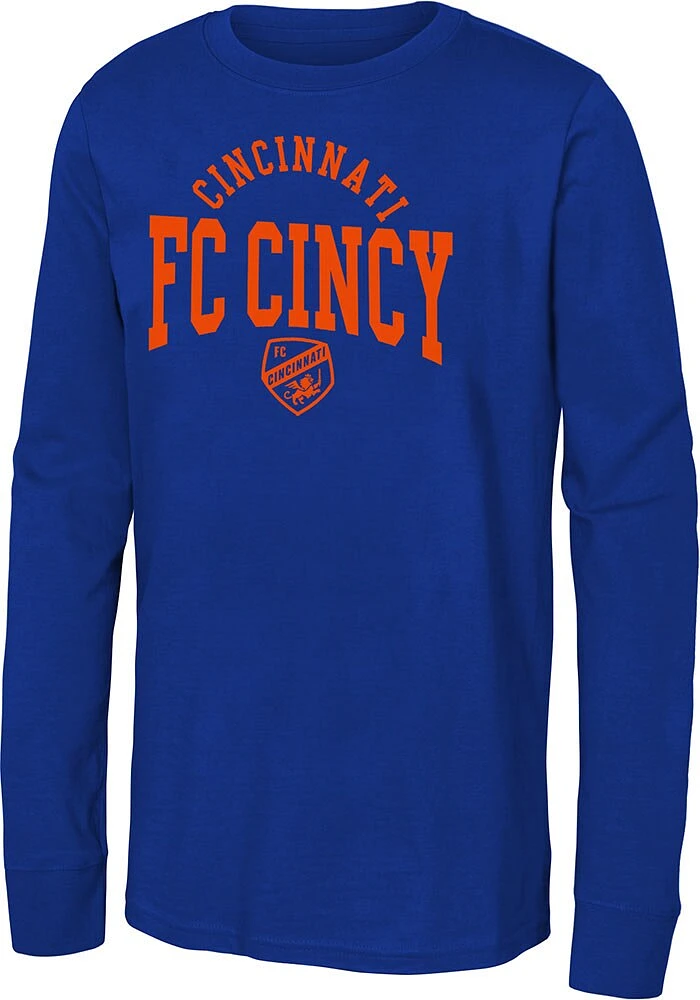 FC Cincinnati Youth Blue Around The Block Long Sleeve T-Shirt