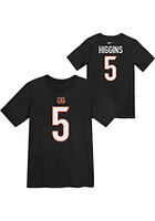 Tee Higgins  Cincinnati Bengals Boys Black Nike Fuse NN Short Sleeve T-Shirt