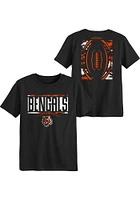 Cincinnati Bengals Boys Black The Blitz Short Sleeve T-Shirt