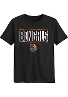 Cincinnati Bengals Boys Black The Blitz Short Sleeve T-Shirt