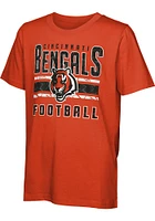 Cincinnati Bengals Boys Orange 3 1 Long Sleeve T-Shirt