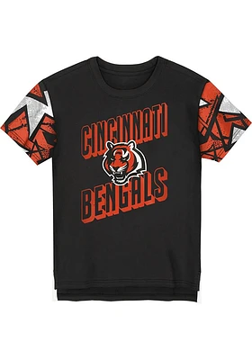 Cincinnati Bengals Boys Black Game Changer Short Sleeve Fashion Tee