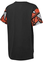 Cincinnati Bengals Youth Black Game Changer Short Sleeve Fashion T-Shirt