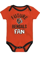 Cincinnati Bengals Baby Black #1 Draft Milestone Blanket One Piece