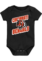 Cincinnati Bengals Baby Black Play Day Design One Piece