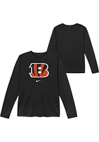 Nike Cincinnati Bengals Toddler Black Primary Logo Long Sleeve T-Shirt