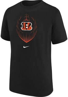 Nike Cincinnati Bengals Boys Black Legend Icon Short Sleeve T-Shirt