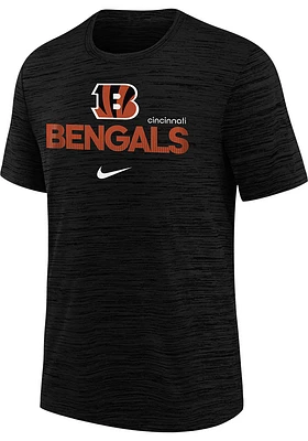 Nike Cincinnati Bengals Youth Black Velocity Short Sleeve T-Shirt