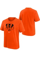 Nike Cincinnati Bengals Youth Orange Faded Essential Short Sleeve T-Shirt