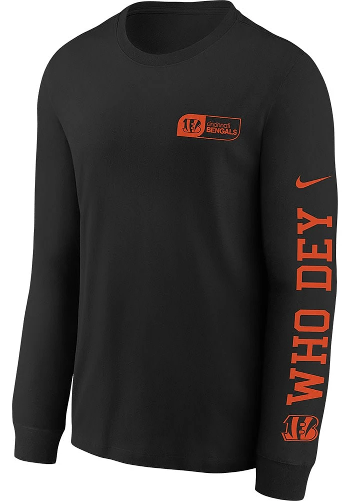 Nike Cincinnati Bengals Youth Black Essential Long Sleeve T-Shirt