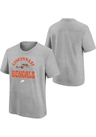 Nike Cincinnati Bengals Youth Grey Retro Groove Short Sleeve T-Shirt