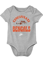 Nike Cincinnati Bengals Baby Black Retro Logo One Piece