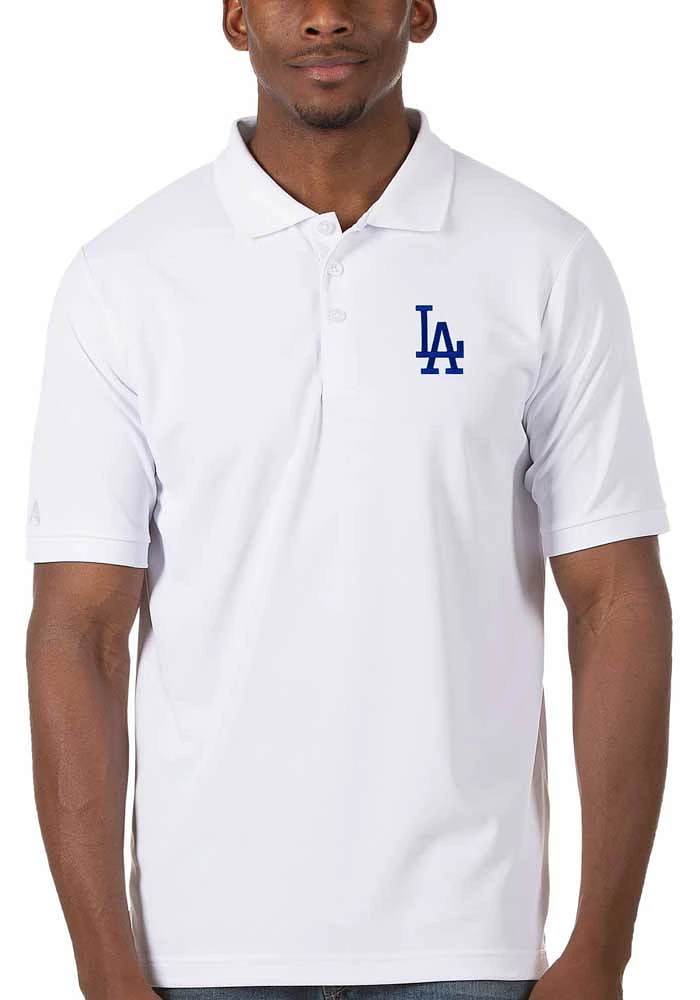 Antigua Los Angeles Dodgers Mens Legacy Pique Short Sleeve Polo