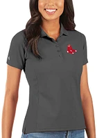 Antigua Boston Red Sox Womens Legacy Pique Short Sleeve Polo Shirt