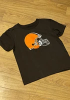 Cleveland Browns Boys Brown Logo Short Sleeve T-Shirt