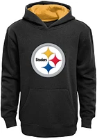 Pittsburgh Steelers Youth Black Prime Long Sleeve Hoodie