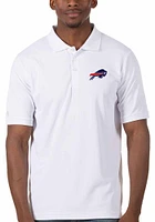 Antigua Buffalo Bills Mens Legacy Pique Short Sleeve Polo