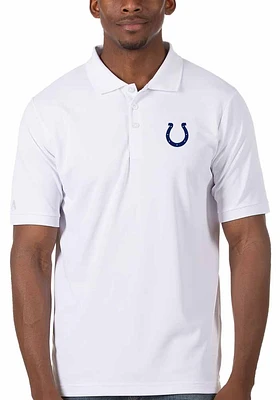 Antigua Indianapolis Colts Mens Legacy Pique Short Sleeve Polo