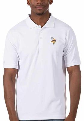 Antigua Minnesota Vikings Mens Legacy Pique Short Sleeve Polo