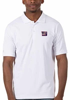 Antigua New York Giants Mens Legacy Pique Short Sleeve Polo