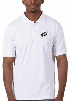 Antigua Philadelphia Eagles Mens Legacy Pique Short Sleeve Polo